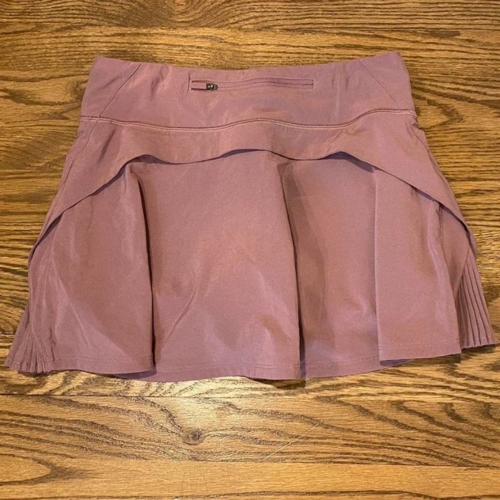Lululemon Pleated Ruffle Pink Mini Tennis Skort Mauve